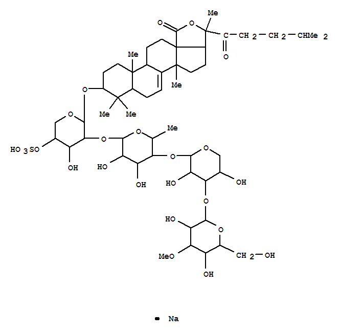 1H,3H-Naphth[2',1':4,5]indeno[1,7a-c]furan,lanost-7-en-18-oic acid deriv.