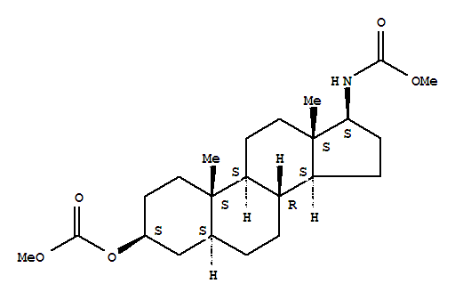 [(3S,5S,10S,13S,17S)-17-(methoxycarbonylamino)-10,13-dimethyl-2,3,4,5, 6,7,8,9,11,12,14,15,16,17-tetradecahydro-1H-cyclopenta[a]phenanthren-3 -yl] methyl carbonate