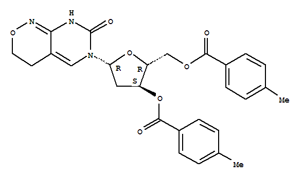 6-(3,5-DI-O-(P-TOLUOYL)-BETA-D-2-DEOXYRIBOFURANOSYL)-3,4-DIHYDRO-8H-PYRIMIDO[4,5-C][1,2]OXAZIN-7-ONE