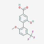 3-hydroxy-4-[2-methoxy-5-(trifluoromethyl)phenyl]benzoic Acid