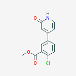 4-(4-CHLORO-3-METHOXYCARBONYLPHENYL)-2-HYDROXYPYRIDINE