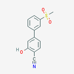 2-hydroxy-4-(3-methylsulfonylphenyl)benzonitrile