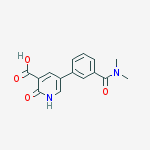 5-[3-(dimethylcarbamoyl)phenyl]-2-oxo-1h-pyridine-3-carboxylic Acid