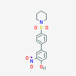 2-nitro-4-(4-piperidin-1-ylsulfonylphenyl)phenol