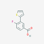 4-fluoro-3-thiophen-2-ylbenzoic Acid