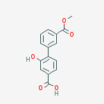 3-hydroxy-4-(3-methoxycarbonylphenyl)benzoic Acid