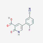5-(5-cyano-2-fluorophenyl)-2-oxo-1h-pyridine-3-carboxylic Acid