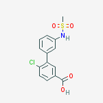 4-chloro-3-[3-(methanesulfonamido)phenyl]benzoic Acid