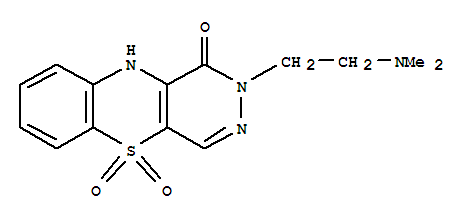2-[2-(dimethylamino)ethyl]-2,3-dihydro-1H-pyridazino[4,5-b][1,4]benzothiazin-1-one 5,5-dioxide