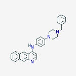 N-[4-(4-benzylpiperazin-1-yl)phenyl]benzo[g]quinolin-4-amine