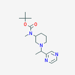 Methyl-[1-(1-pyrazin-2-yl-ethyl)-piperidin-3-yl]-carbaMic acid tert-butyl ester