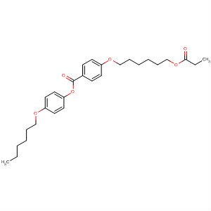 Benzoic acid, 4-[[6-(1-oxopropoxy)hexyl]oxy]-, 4-(hexyloxy)phenyl ester