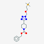 Benzyl 4-(2-((2-(trimethylsilyl)ethoxy)methyl)-2H-tetrazol-5-yl)piperidine-1-carboxylate