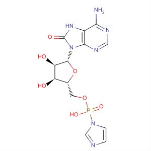 Adenosine, 7,8-dihydro-8-oxo-, 5'-(hydrogen1H-imidazol-1-ylphosphonate)