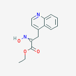 Ethyl (2e)-2-hydroxyimino-3-quinolin-4-ylpropanoate