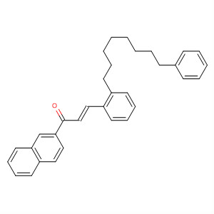 2-Propen-1-one, 1-(2-naphthalenyl)-3-[2-(8-phenyloctyl)phenyl]-, (E)-
