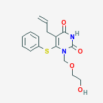 5-Allyl-1-((2-hydroxyethoxy)methyl)-6-(phenylthio)uracil