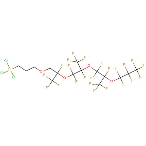 5,8,11,14-Tetraoxa-1-silaheptadecane,1,1,1-trichloro-7,9,9,10,12,12,13,15,15,16,16,17,17,17-tetradecafluoro-7,10,13-tris(trifluoromethyl)-