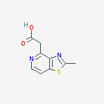 Thiazolo[4,5-b]pyridine, 6-bromo-5,7-dimethyl-2-[(phenylmethyl)sulfonyl]-