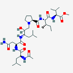 L-VALINE,N-[N-[1-[3-[[N2-(N-ACETYL-L-LEUCYL)-L-ASPARAGINYL]AMINO]-2-HYDROXY-5-METHYLHEXYL]-L-PROLYL]-L-ISOLEUCYL]-,METHYLESTER