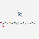 ammonium 3-(dodecylsulfanyl)propanoate