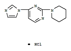 4-(1H-imidazol-1-yl)-2-piperidin-1-ylpyrimidine hydrochloride