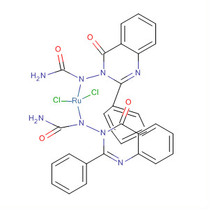 Ruthenium, dichlorobis[(4-oxo-2-phenyl-3(4H)-quinazolinyl)urea]-