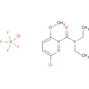Pyridazinium, 3-chloro-1-[(diethylamino)carbonyl]-6-methoxy-,tetrafluoroborate(1-)
