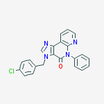 3-(4-chlorobenzyl)-5-phenyl-3,5-dihydro-4H-imidazo[4,5-c][1,8]naphthyridin-4-one