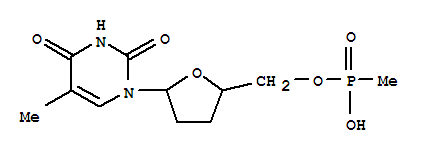 [(2S,5R)-5-(5-methyl-2,4-dioxo-3,4-dihydropyrimidin-1(2H)-yl)tetrahydrofuran-2-yl]methyl hydrogen methylphosphonate