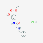 4-(2-(BENZYLAMINO)ACETAMIDO)-SALICYLIC ACID ETHYL ESTER HCL