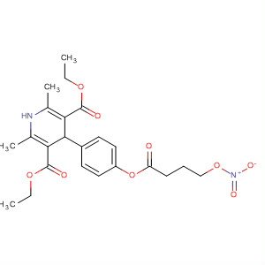 3,5-Pyridinedicarboxylic acid,1,4-dihydro-2,6-dimethyl-4-[4-[4-(nitrooxy)-1-oxobutoxy]phenyl]-, diethylester