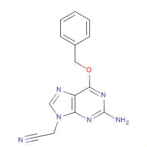 9H-Purine-9-acetonitrile, 2-amino-6-(phenylmethoxy)-