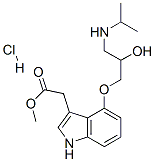 methyl 2-[4-[2-hydroxy-3-(propan-2-ylamino)propoxy]-1H-indol-3-yl]acet ate hydrochloride
