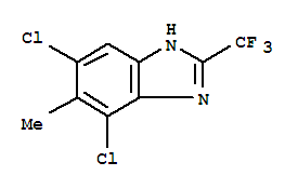 4,6-dichloro-5-methyl-2-(trifluoromethyl)-1H-benzimidazole