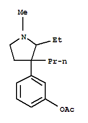 3-(2-ethyl-1-methyl-3-propylpyrrolidin-3-yl)phenyl acetate
