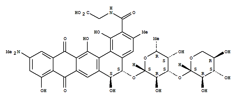 ({[(5S,6S)-5-{[(2S,3R,4S,5S,6R)-3,5-dihydroxy-6-methyl-4-{[(2S,3R,4S,5R)-3,4,5-trihydroxytetrahydro-2H-pyran-2-yl]oxy}tetrahydro-2H-pyran-2-yl]oxy}-11-(dimethylamino)-1,6,9,14-tetrahydroxy-3-methyl-8,13-dioxo-5,6,8,13-tetrahydrobenzo[a]tetracen-2-yl]carbo