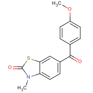 2(3H)-Benzothiazolone, 6-(4-methoxybenzoyl)-3-methyl-