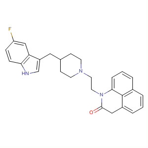 1H-Perimidin-2(3H)-one,1-[2-[4-[(5-fluoro-1H-indol-3-yl)methyl]-1-piperidinyl]ethyl]-