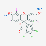 disodium4,5,6,7-tetrachloro-2',4',5',7'-tetraiodo-3-oxospiro[2-benzofuran-1,9'-xanthene]-3',6'-diolate