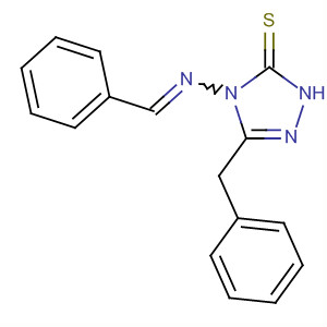 3H-1,2,4-Triazole-3-thione,2,4-dihydro-5-(phenylmethyl)-4-[(phenylmethylene)amino]-
