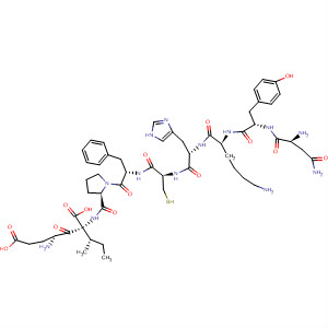 L-Isoleucine,L-asparaginyl-L-tyrosyl-L-lysyl-L-histidyl-L-cysteinyl-L-phenylalanyl-L-prolyl-L-a-glutamyl-