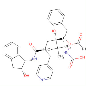 Carbamic acid,[(1S,2S,4R)-5-[[(1S,2R)-2,3-dihydro-2-hydroxy-1H-inden-1-yl]amino]-2-hydroxy-5-oxo-1-(phenylmethyl)-4-(4-pyridinylmethyl)pentyl]-,1,1-dimethylethyl ester