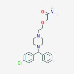 ACETAMIDE, 2-[2-[4-[(4-CHLOROPHENYL)PHENYLMETHYL]-1-PIPERAZINYL]ETHOXY]-, (-)-