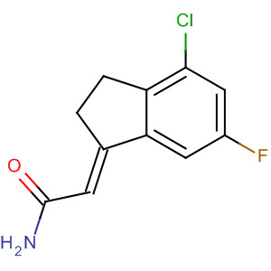Acetamide, 2-(4-chloro-6-fluoro-2,3-dihydro-1H-inden-1-ylidene)-, (2E)-
