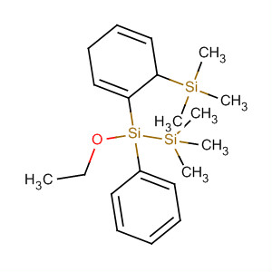 Disilane,1-ethoxy-2,2,2-trimethyl-1-phenyl-1-[6-(trimethylsilyl)-1,4-cyclohexadien-1-yl]-