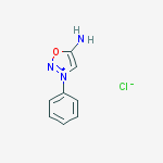 5-amino-3-phenyl-1,2,3-oxadiazol-3-ium chloride