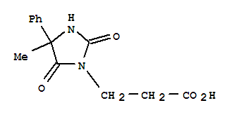 3-(4-methyl-2,5-dioxo-4-phenylimidazolidin-1-yl)propanoic acid