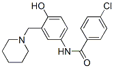 4-Chloro-4-hydroxy-3-[(piperidino)methyl]benzanilide