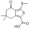 6,6-Dimethyl-3-(methylthio)-4,5,6,7-tetrahydrobenzo[c]thiophen-4-oxo-1-carboxylic acid, tech.
